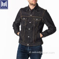 17 oz 100% Cotton Selvedge Jaket Denim Mentah Pria